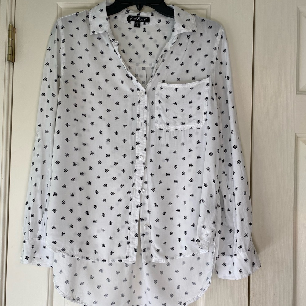 Long Sleeve Button Down Blouse